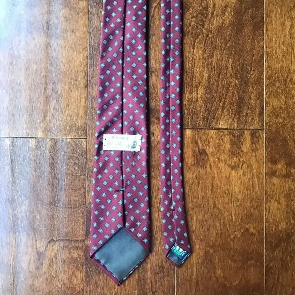 Granata, Cool Vintage Tie From Encinitas Ca, 100% Italian Silk, Made in the USA